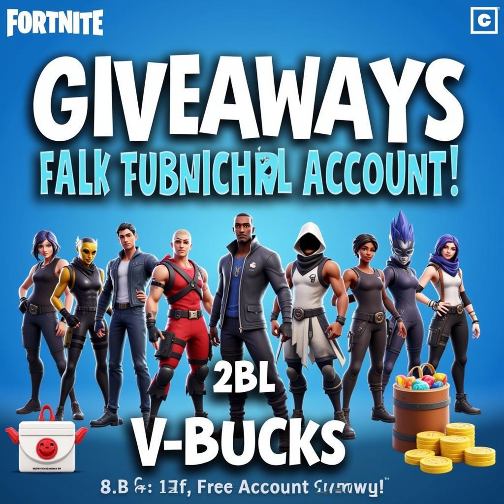 Fortnite Account Giveaway Banner