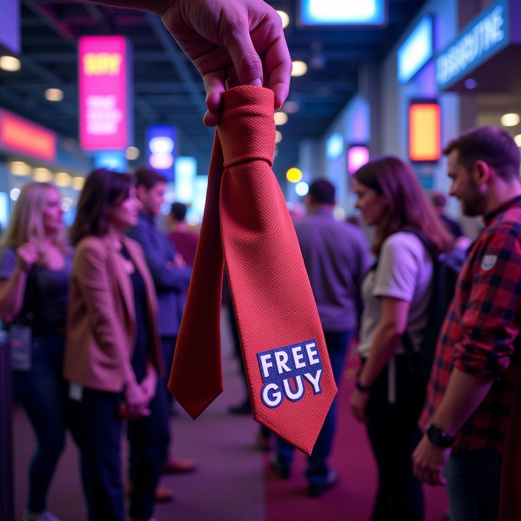 Free Guy Tie Promotional Item