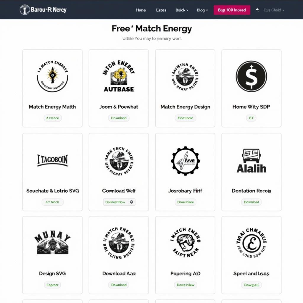 Free "I Match Energy" SVG Download