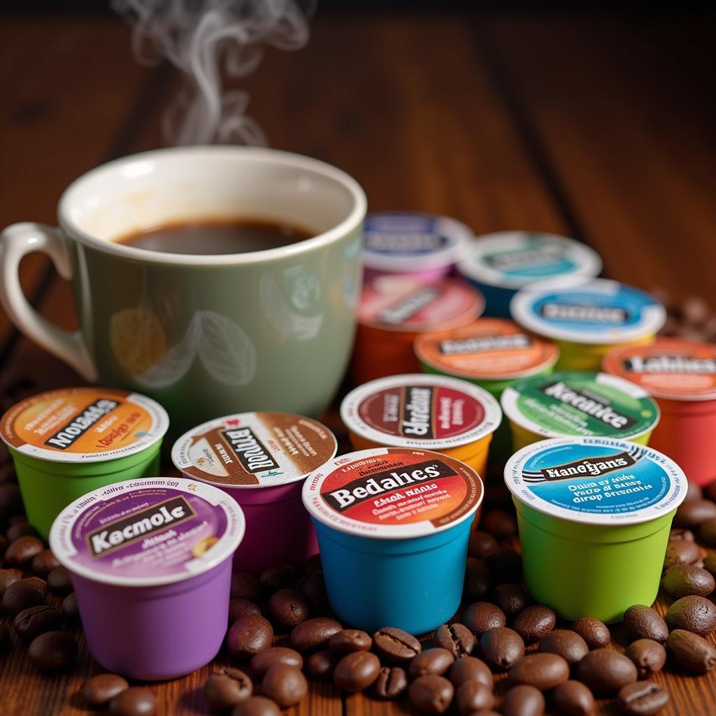 Assortment of K-Cup Coffee Pods