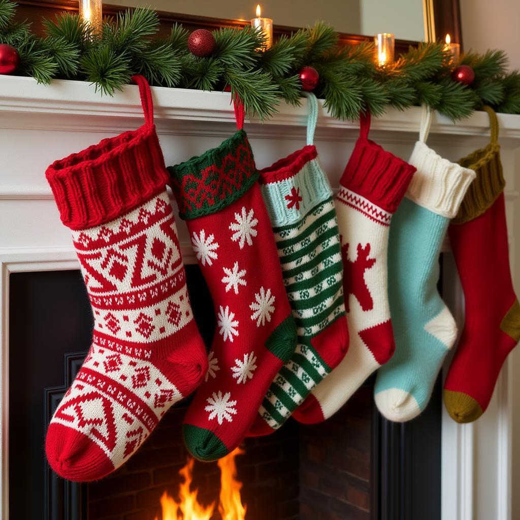 Knitted Christmas Stocking Patterns