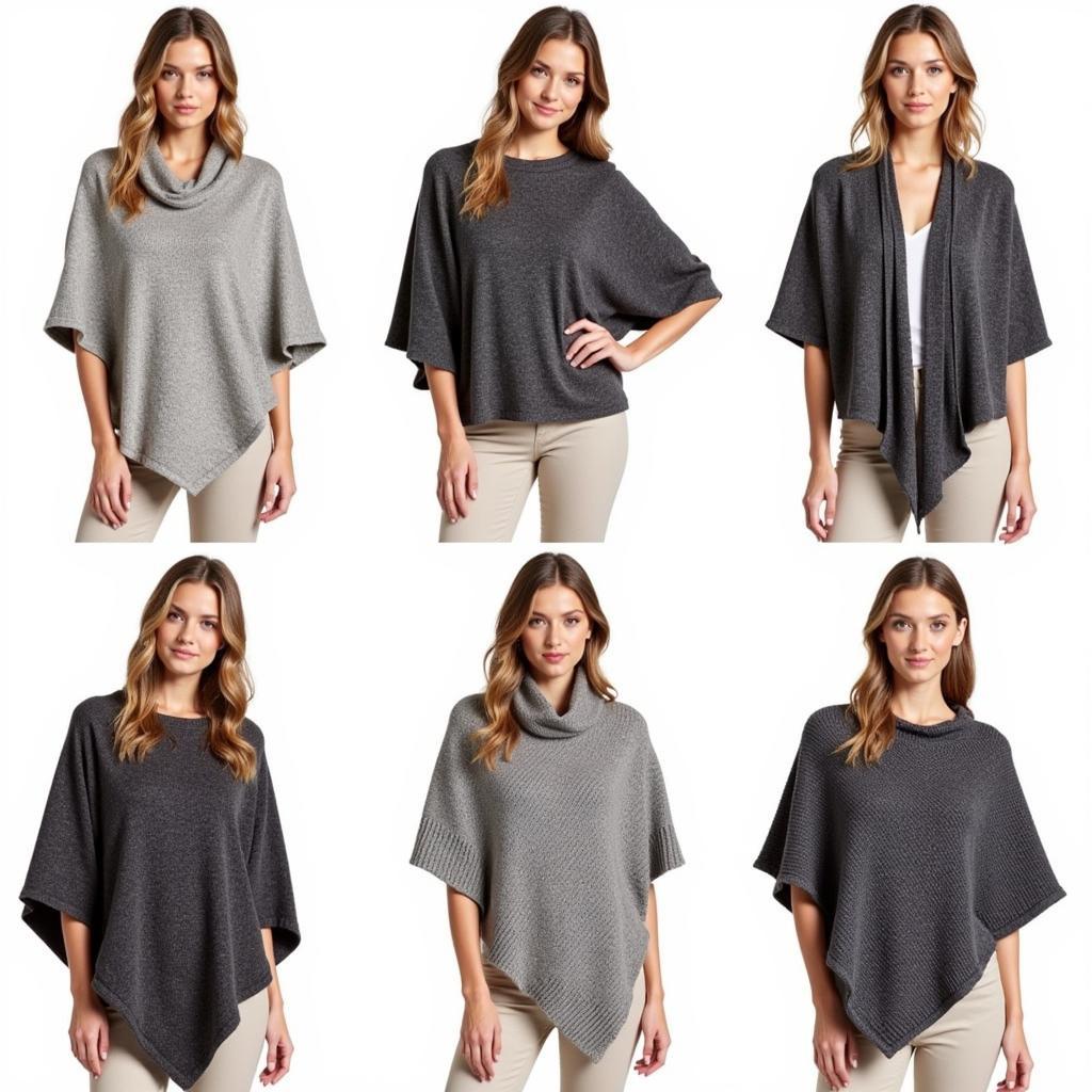 Various Styles of Free Knit Cape Patterns