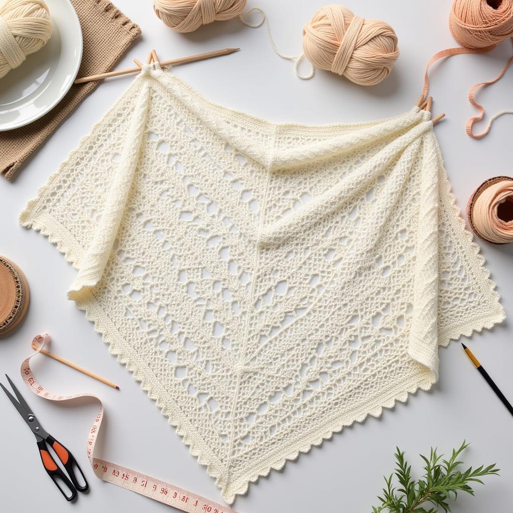 Free lace knitting patterns for shawls