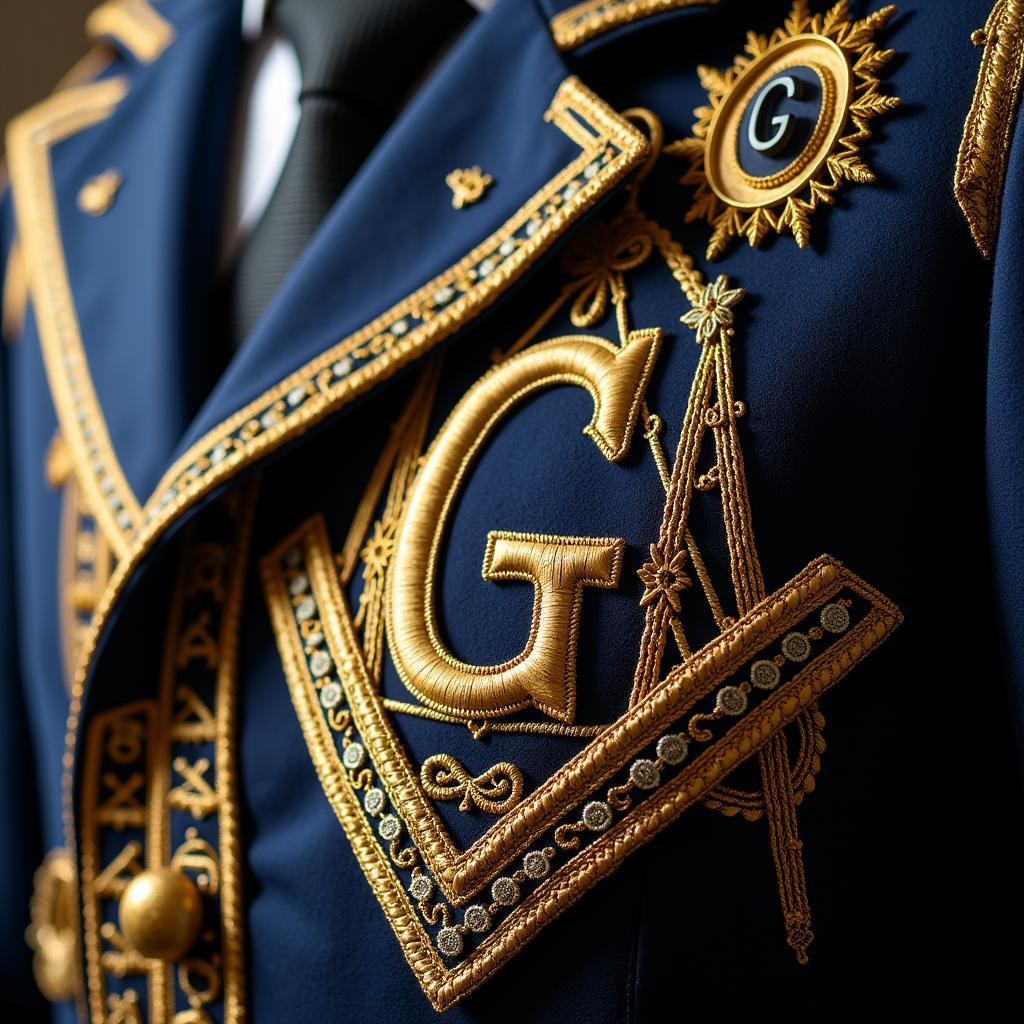 Masonic Jacket Embroidery