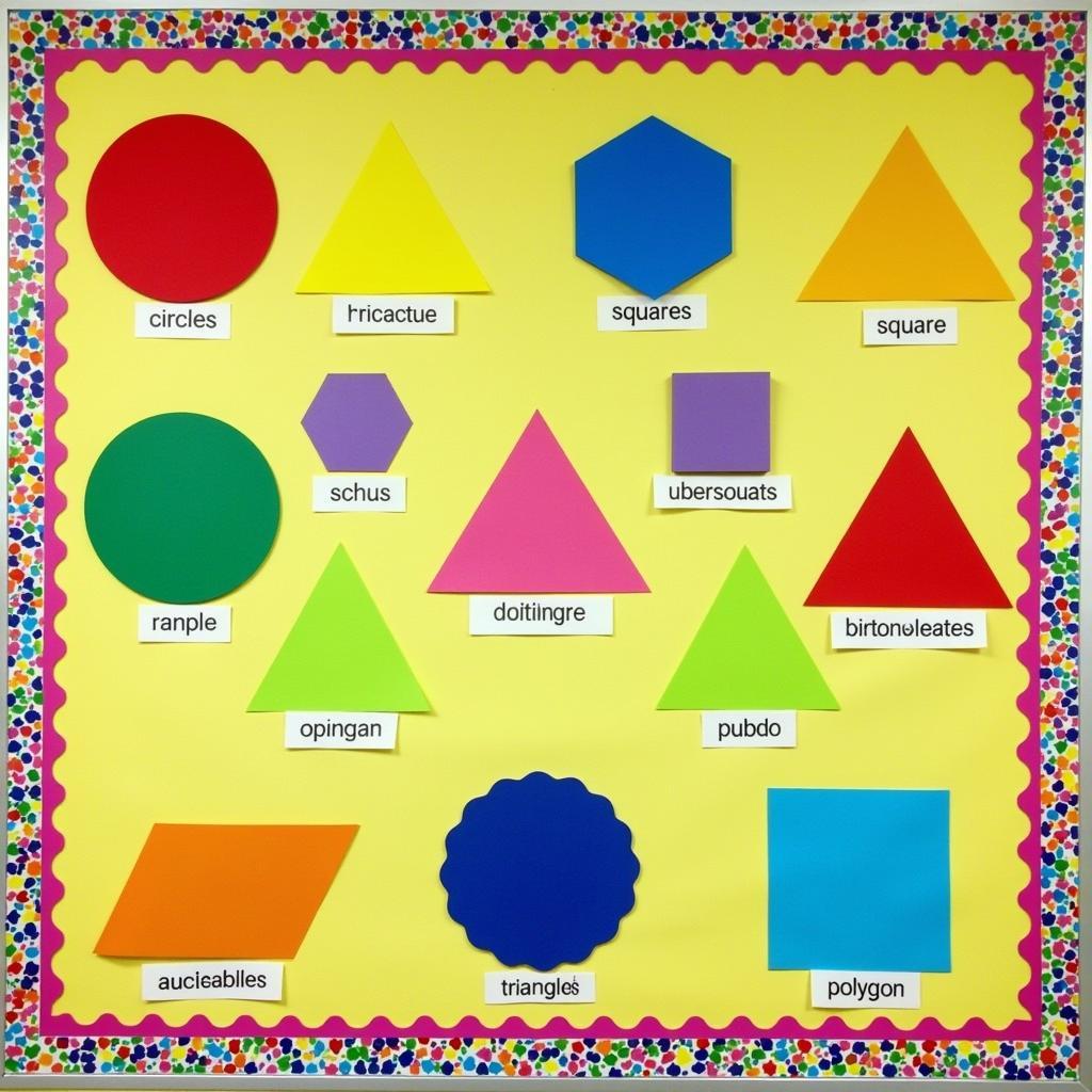 Colorful Shapes Bulletin Board