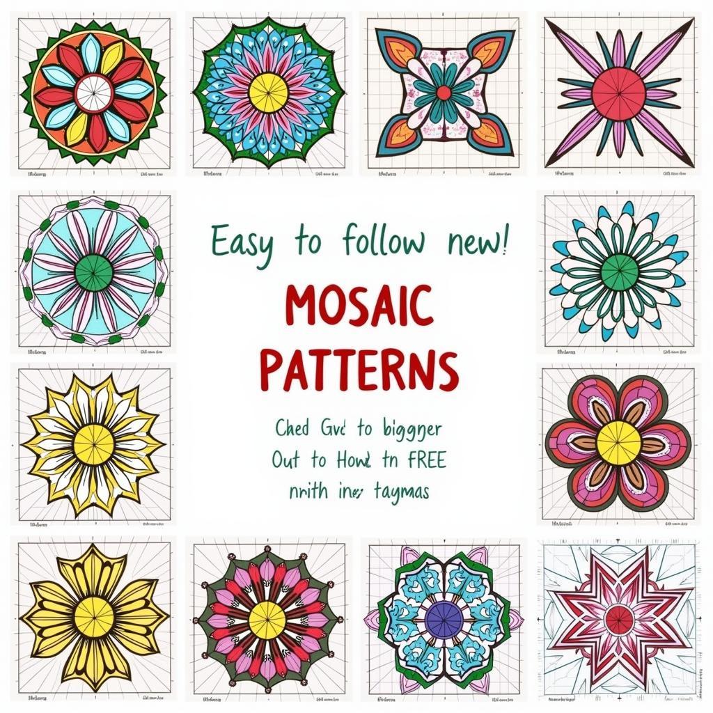 Free Mosaic Patterns for Beginners