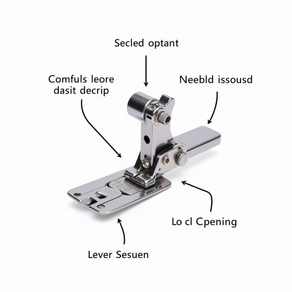 Free motion quilting foot anatomy