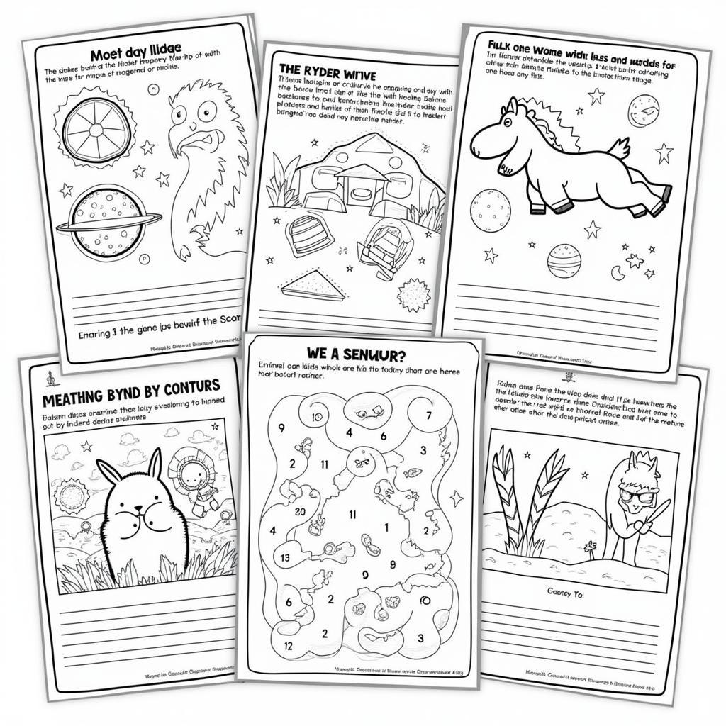 Free Mystery Picture Worksheets for Kids