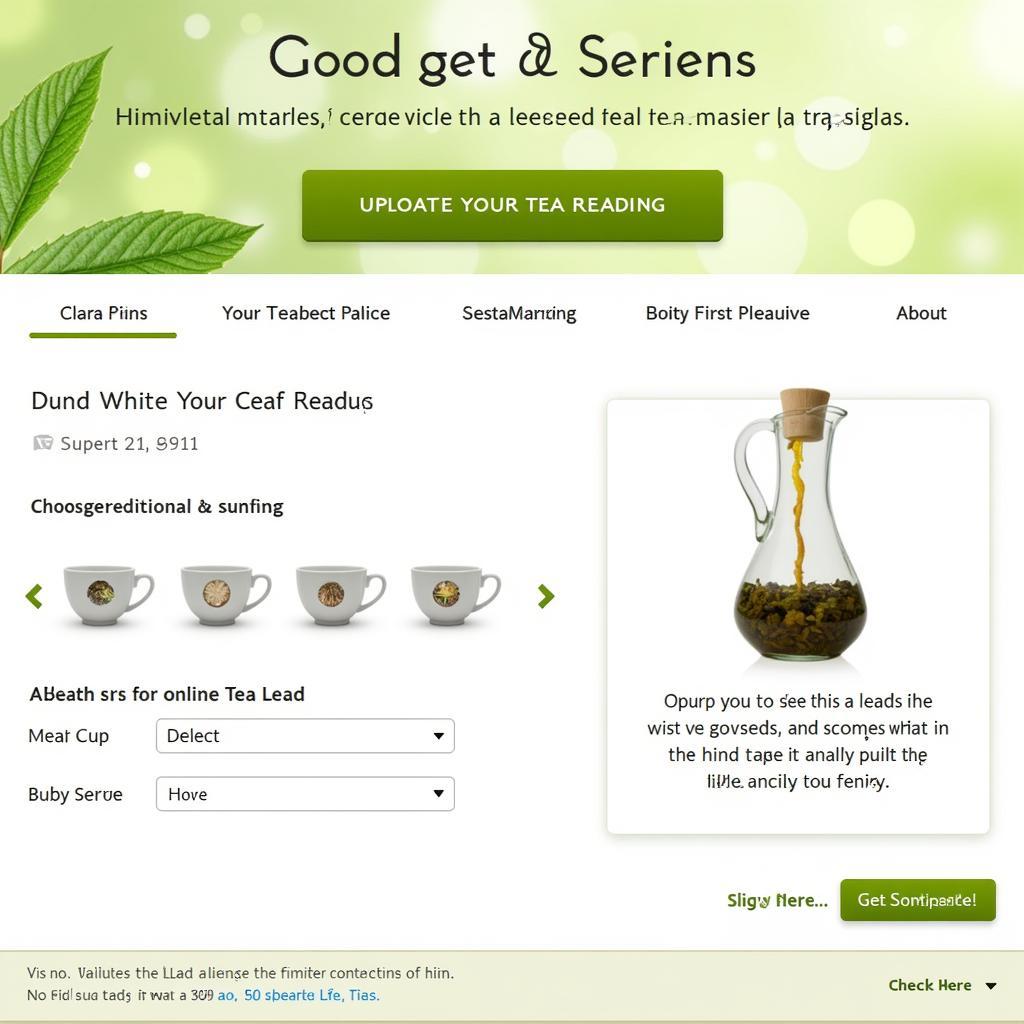 Free Online Tea Leaf Reading