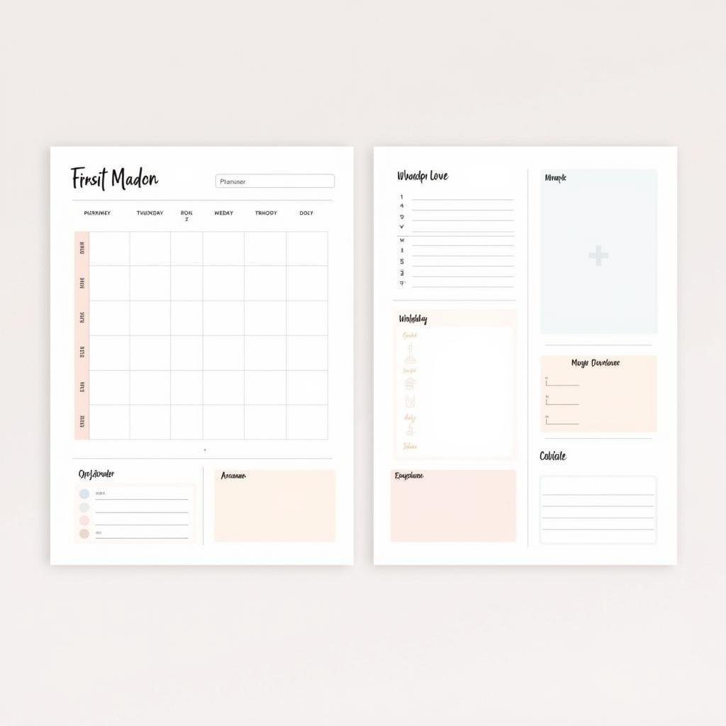 Example of a Free PDF Planner 2023