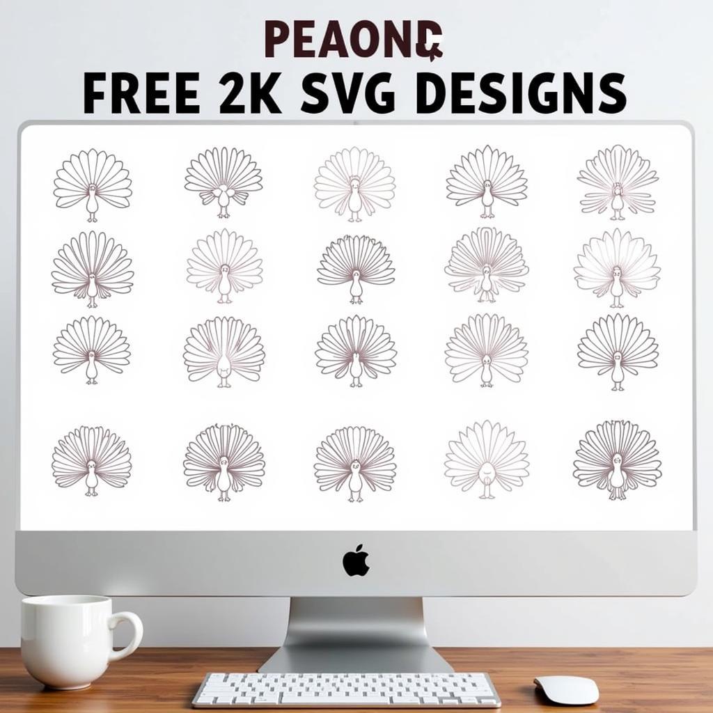 Free Peacock SVG Designs