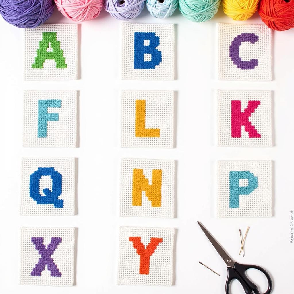 Free Plastic Canvas Alphabet Patterns for Beginners