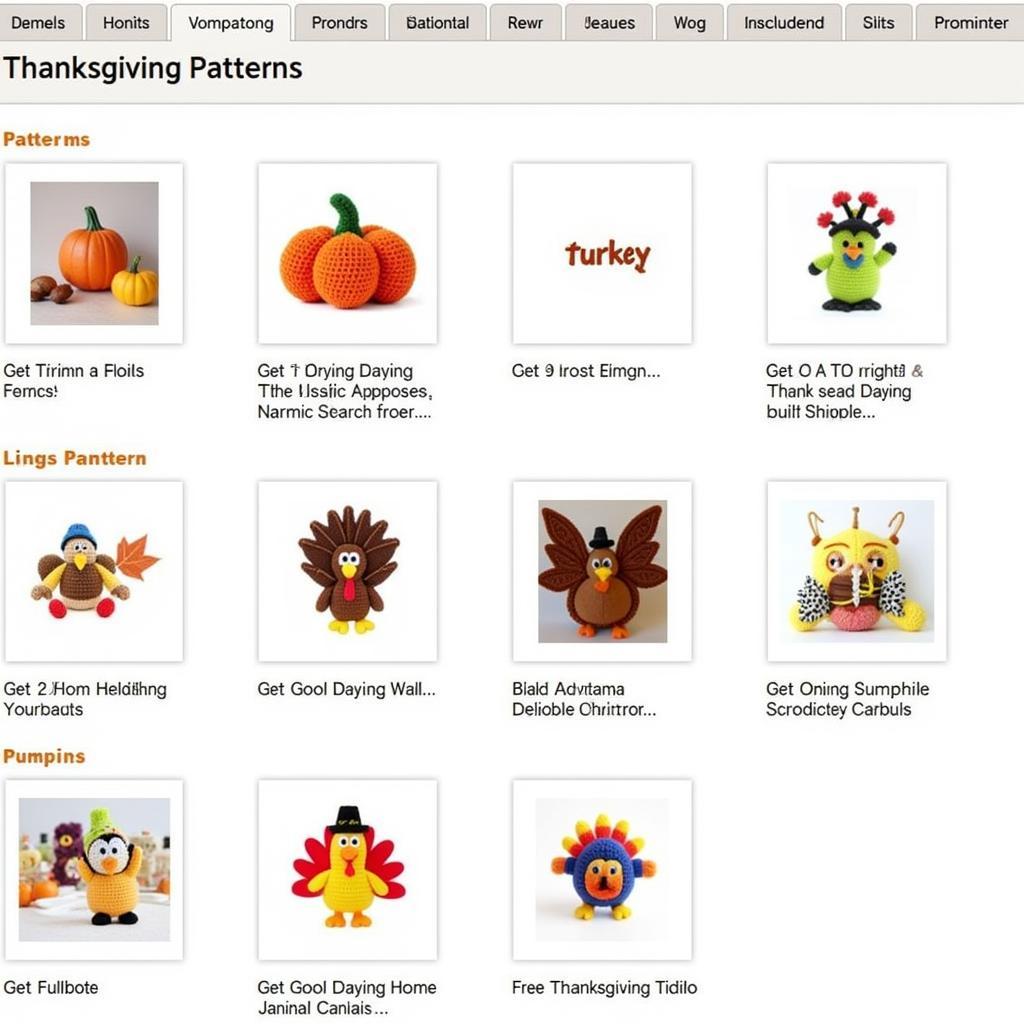 Free Plastic Canvas Thanksgiving Patterns Online