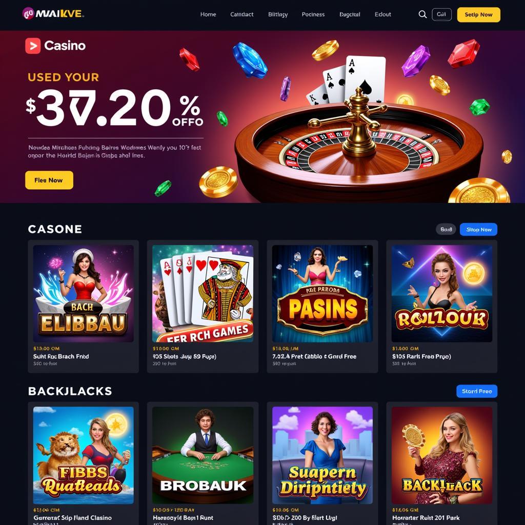 Free Play Casino App Homepage