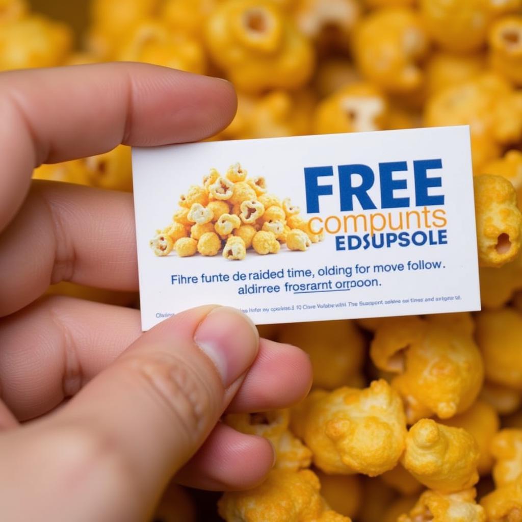 Free Popcorn Coupon Marketing Strategy