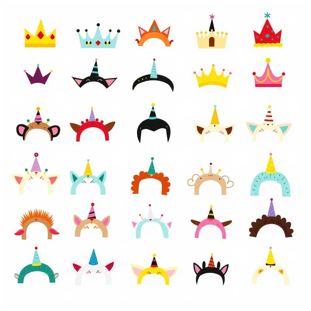 Printable Birthday Crown Templates