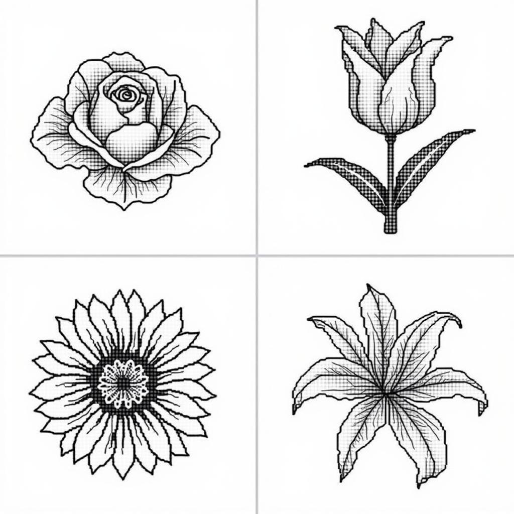 Free Printable Floral Cross Stitch Patterns