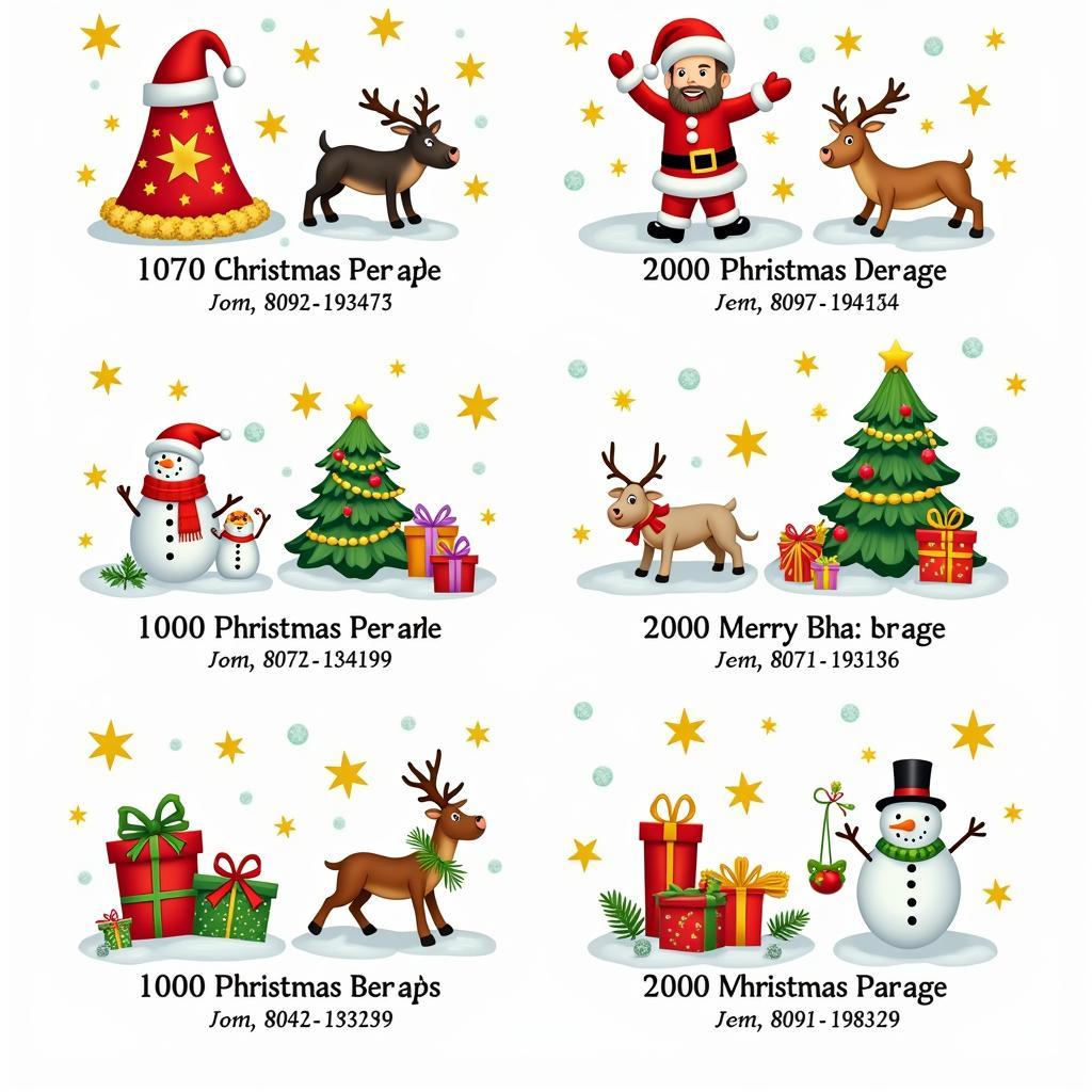 Festive Christmas Address Labels