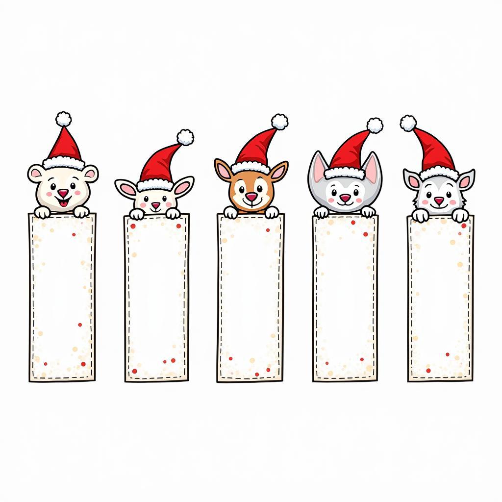 Free Printable Christmas Bookmarks for Kids