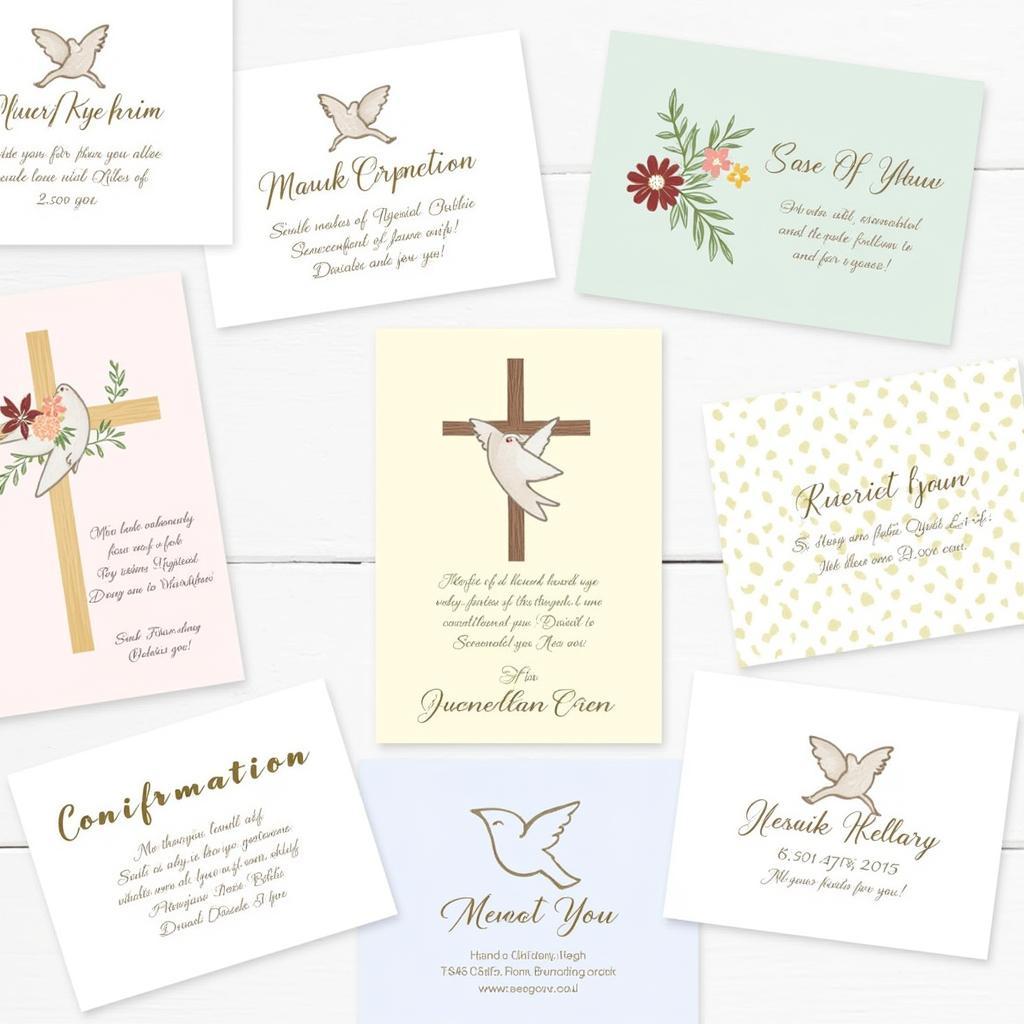 Free Printable Confirmation Cards Designs