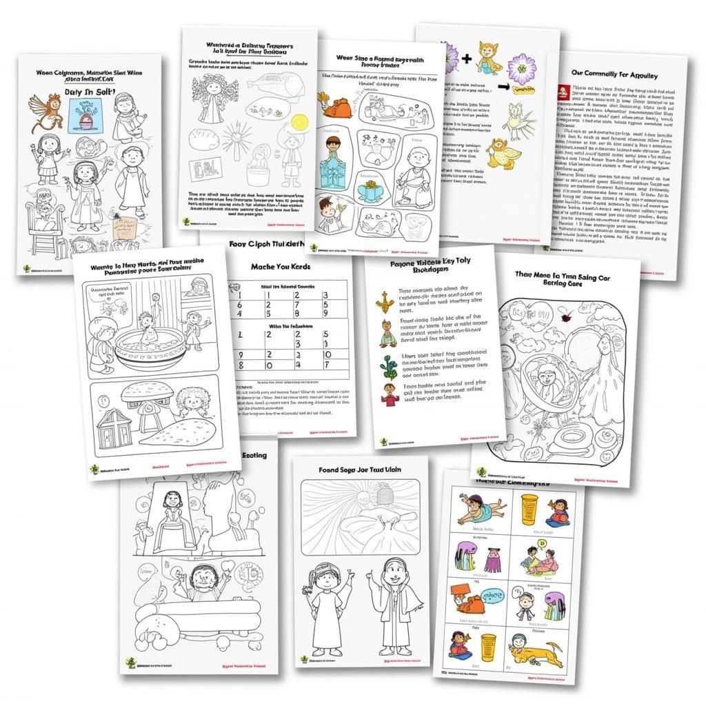 Free Printable Religious Worksheets for Kids