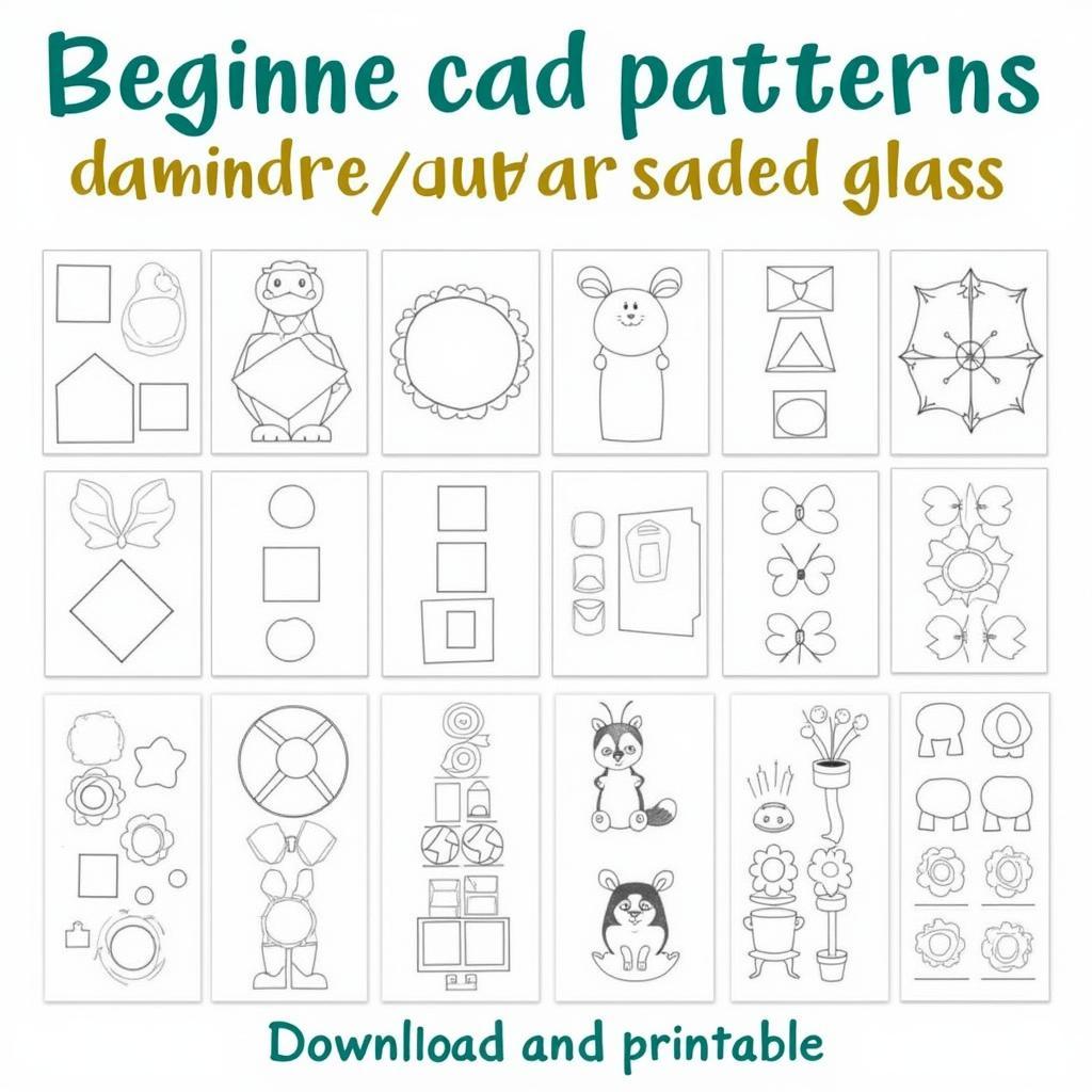 Free Printable Stained Glass Patterns for Beginners