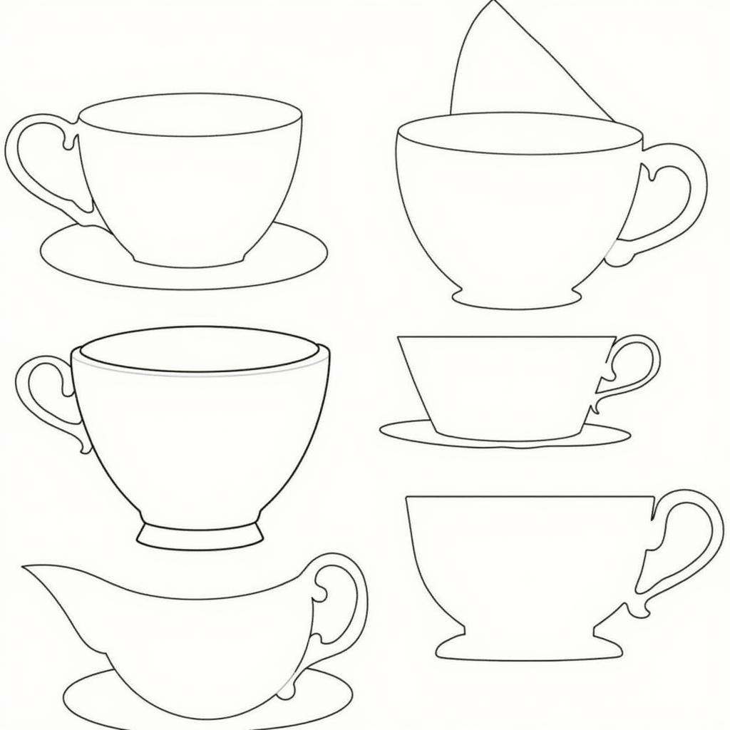 Free Printable Tea Cup Templates for Kids