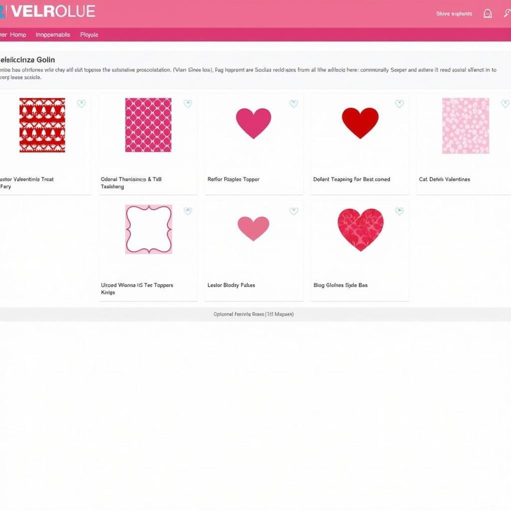 Website Displaying Free Printable Valentine Treat Bag Toppers