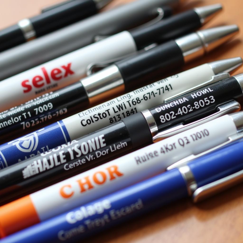 Free Promotional Pens with Company Logos