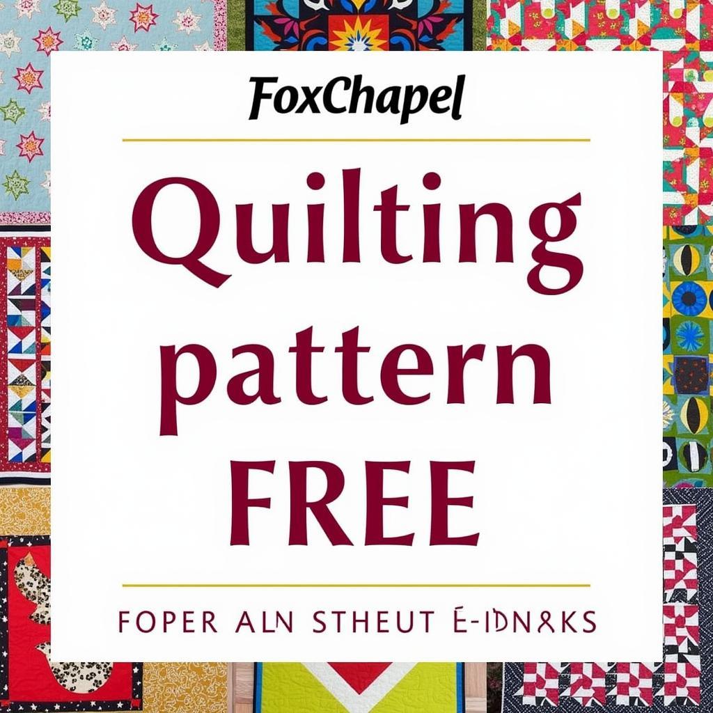 Colorful Quilting Patterns from Fox Chapel Publishing