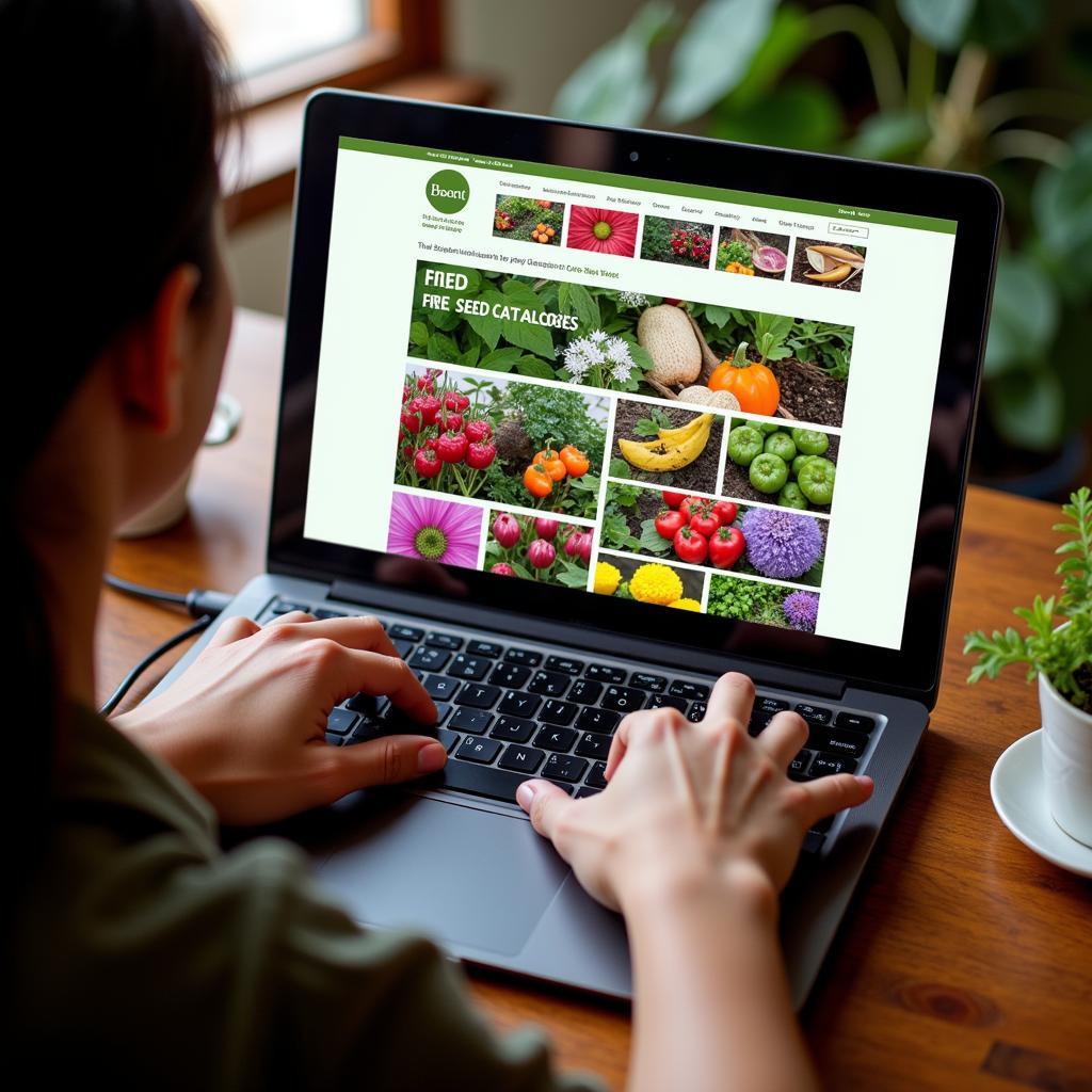 Searching for free seed catalogs online