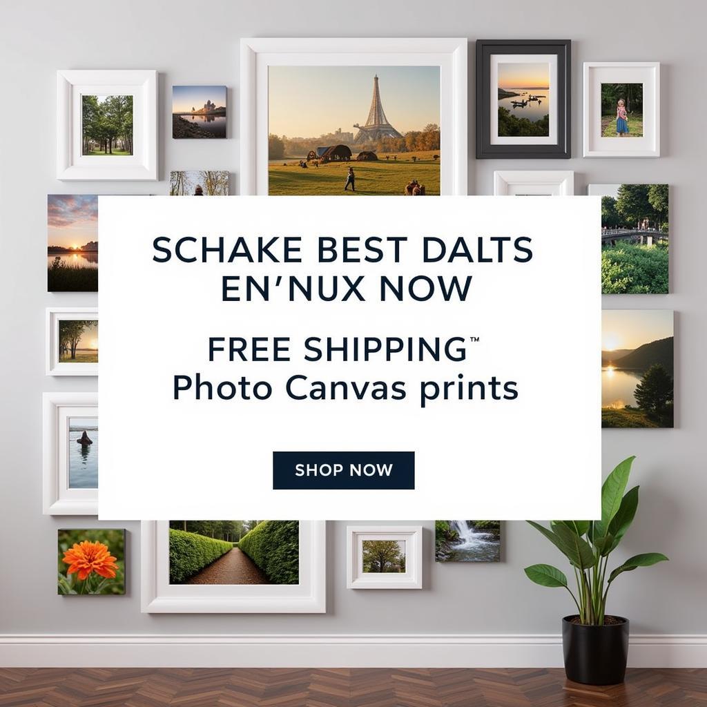 Photo canvas free shipping deals banner