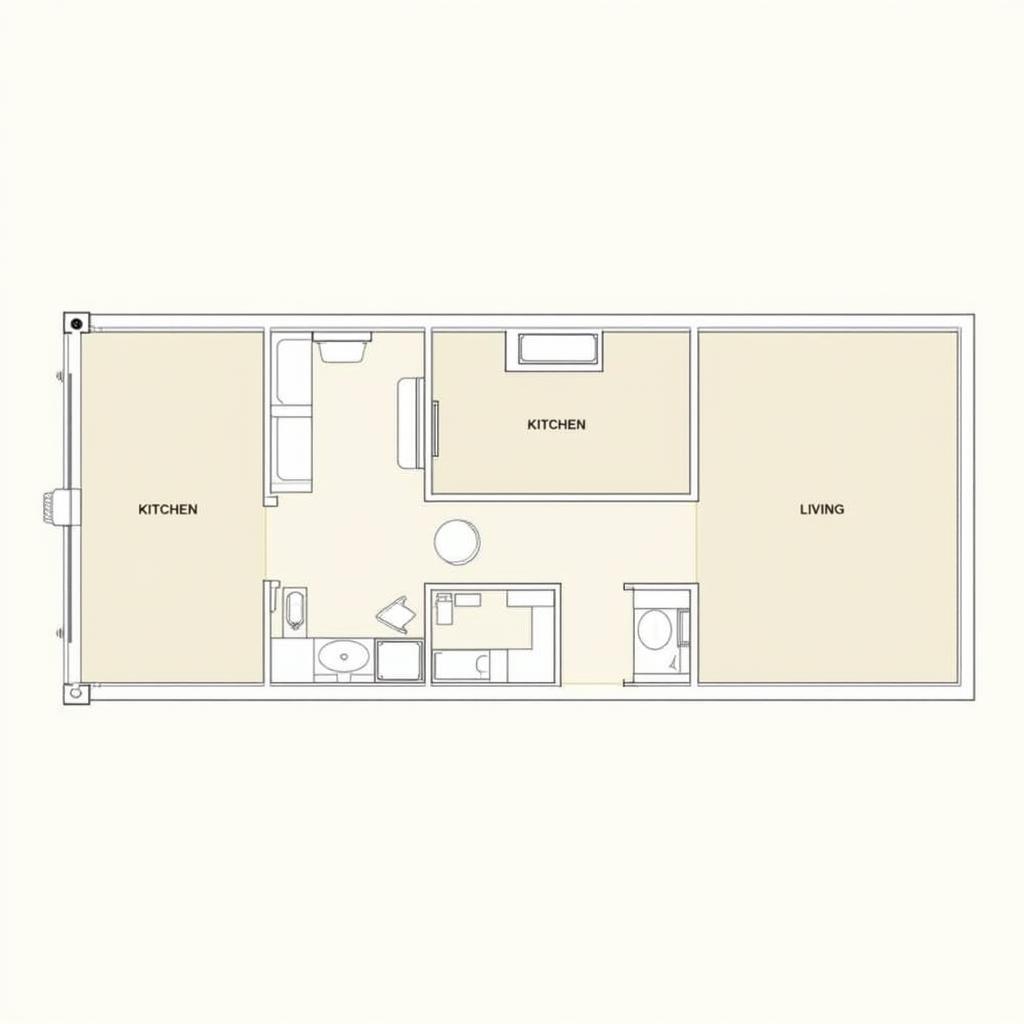Basic Layout of a Free Shipping Container Home Plan