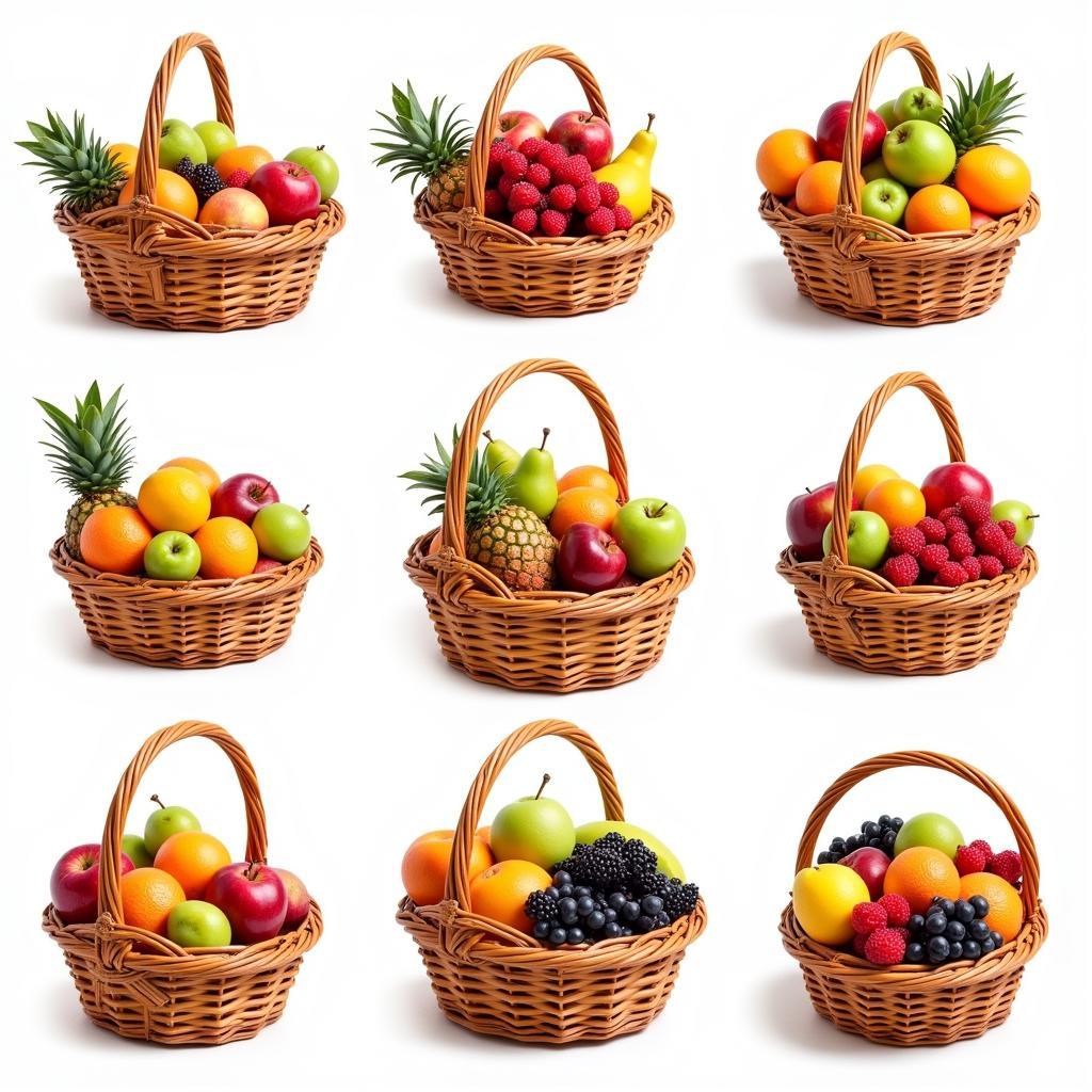 Assortment of Free Shipping Fruit Baskets