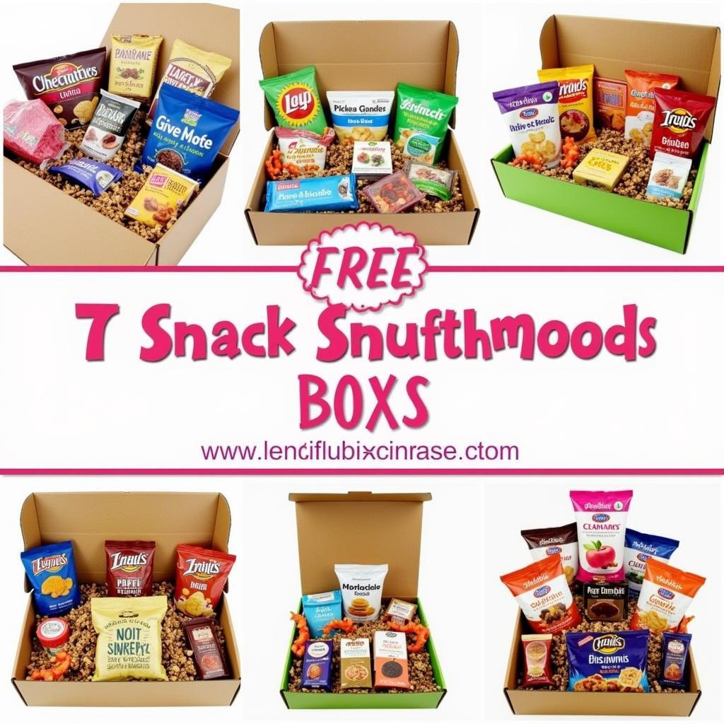 Assortment of Free Snack Boxes