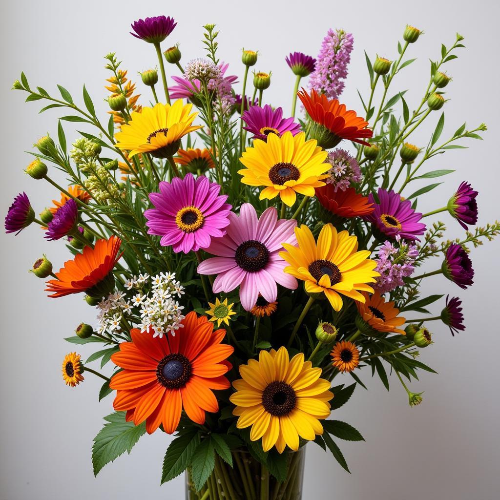 Wildflower Bouquet Symbolizing Free Spirit