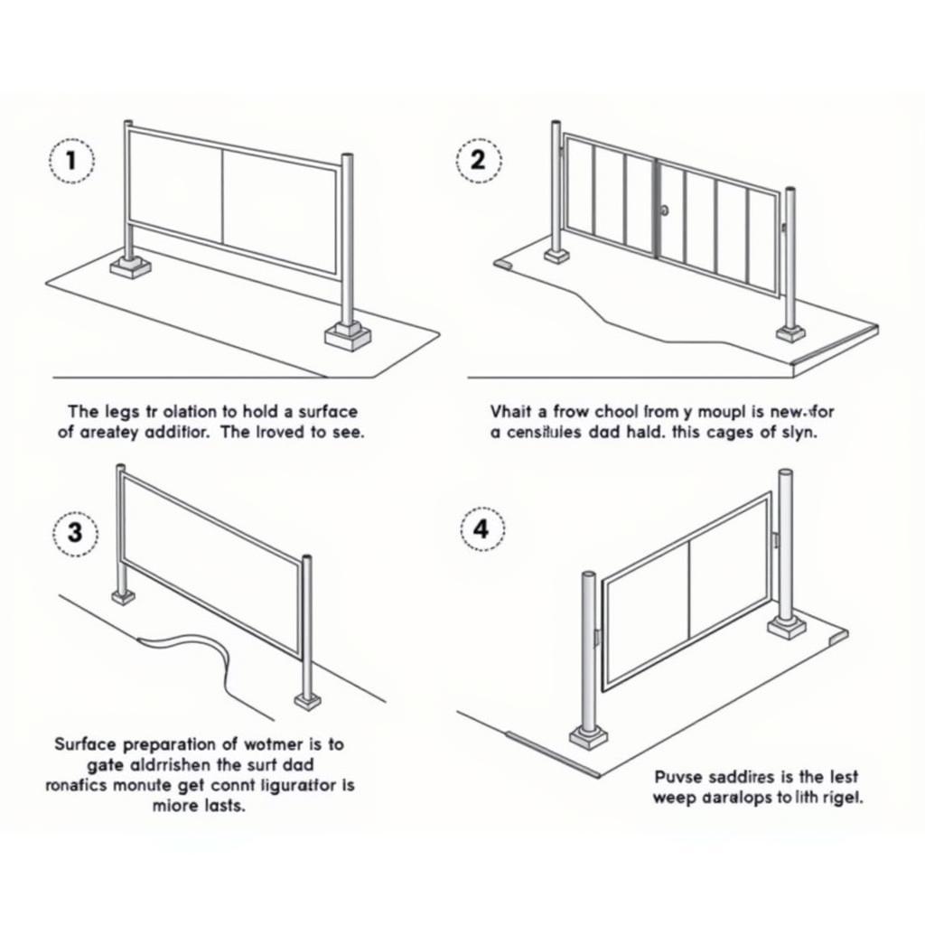 Installing a Free Standing Gate