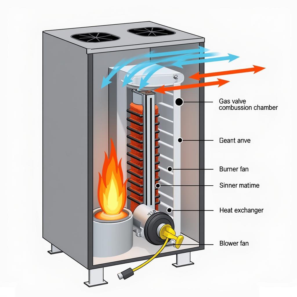 Free Standing Natural Gas Heater Working Mechanism