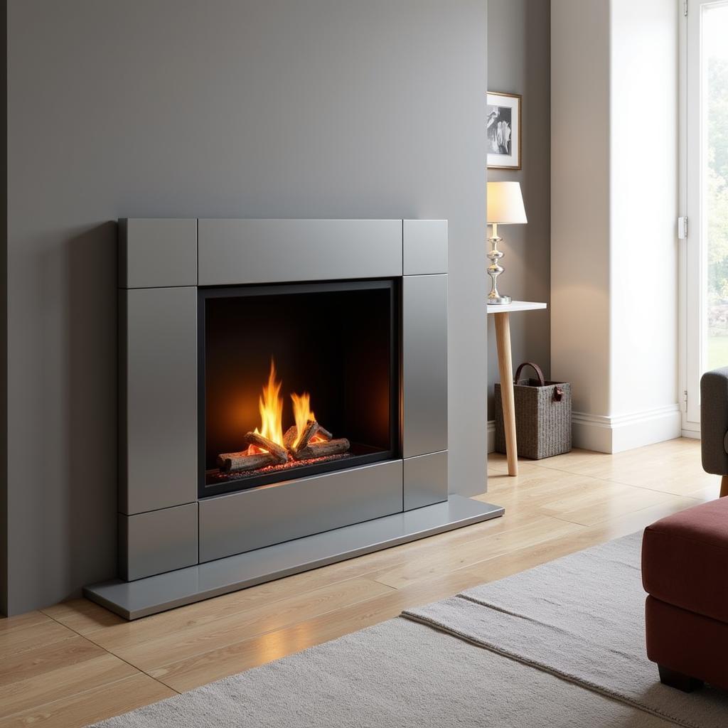 Modern Free-Standing Propane Fireplace Designs