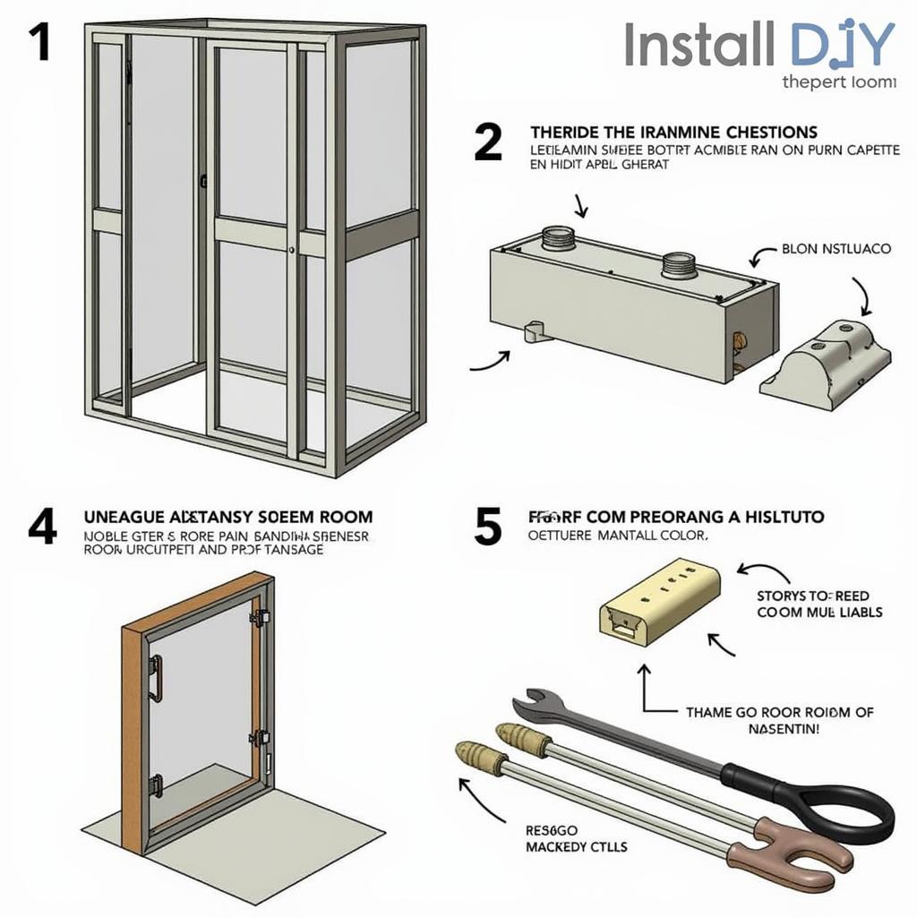 DIY Free Standing Screen Room Installation