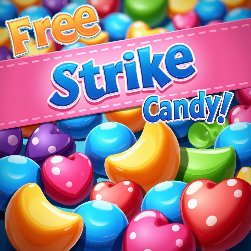 Mobile game offering free strike candy