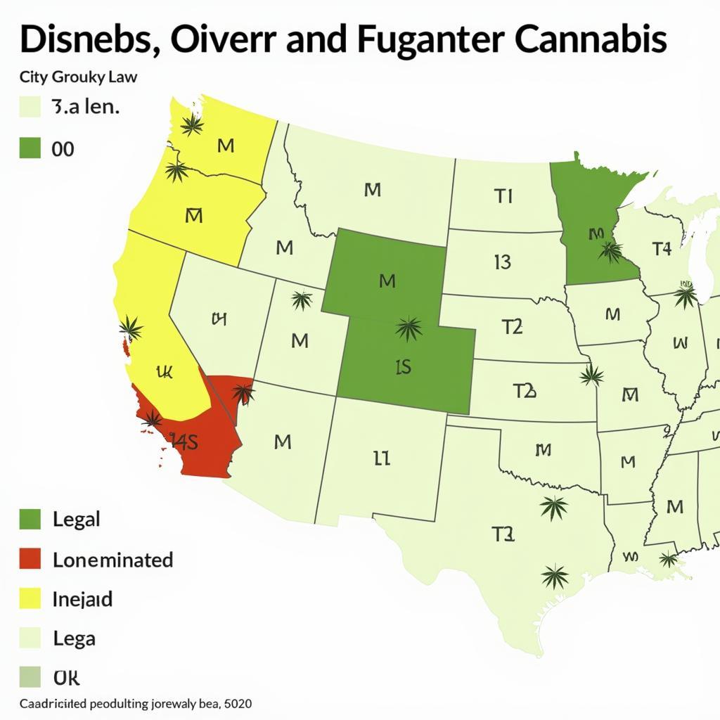 Cannabis legality map