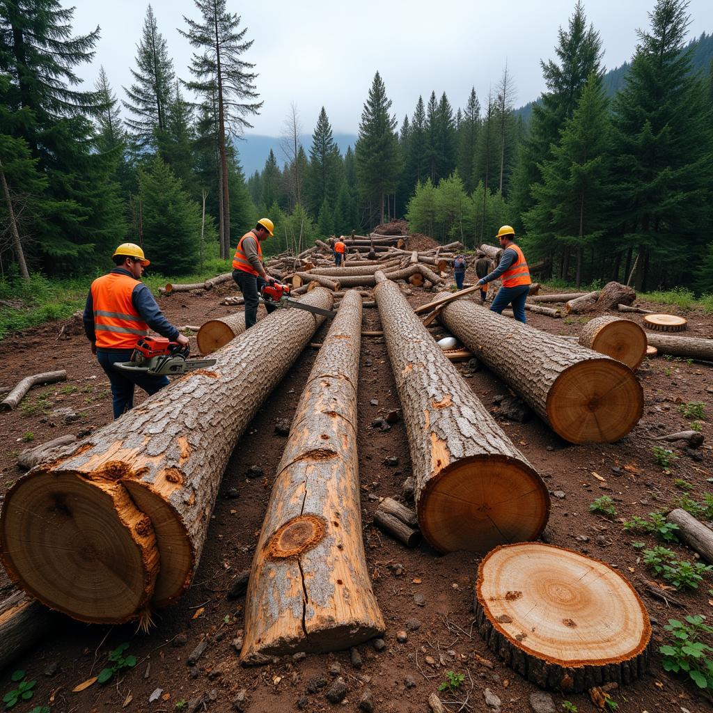 Free Tree Removal by Logging Companies