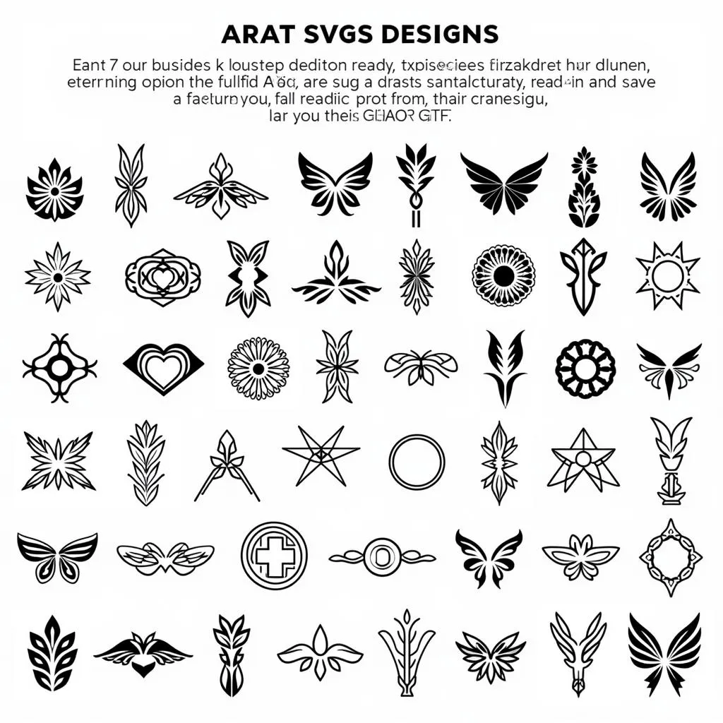 Free ArIAT SVGs available online, diverse range of designs for various projects