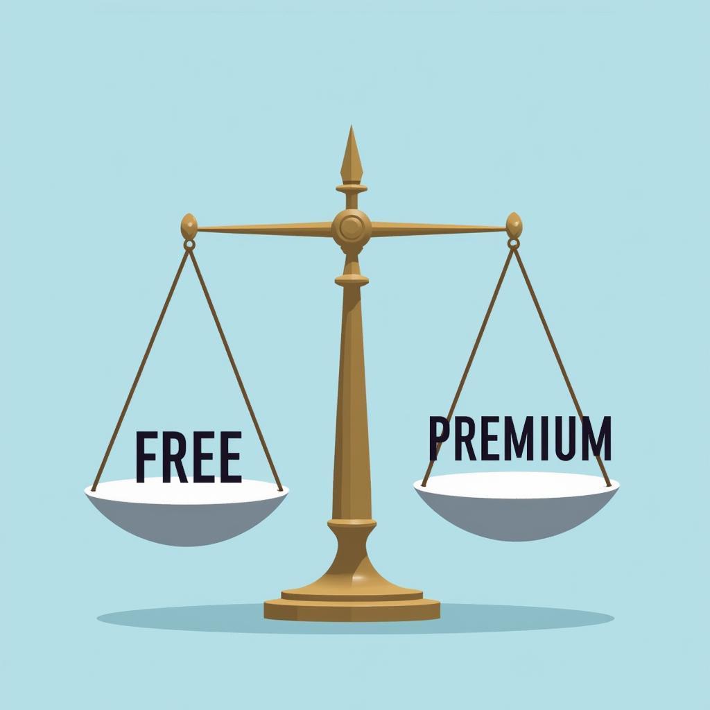 Balancing Free and Premium Offerings