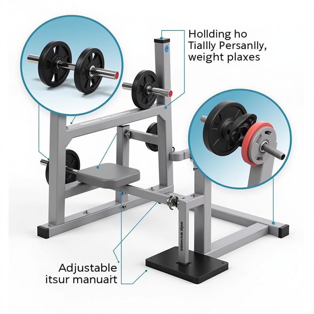 Free Weight Leg Press Machine