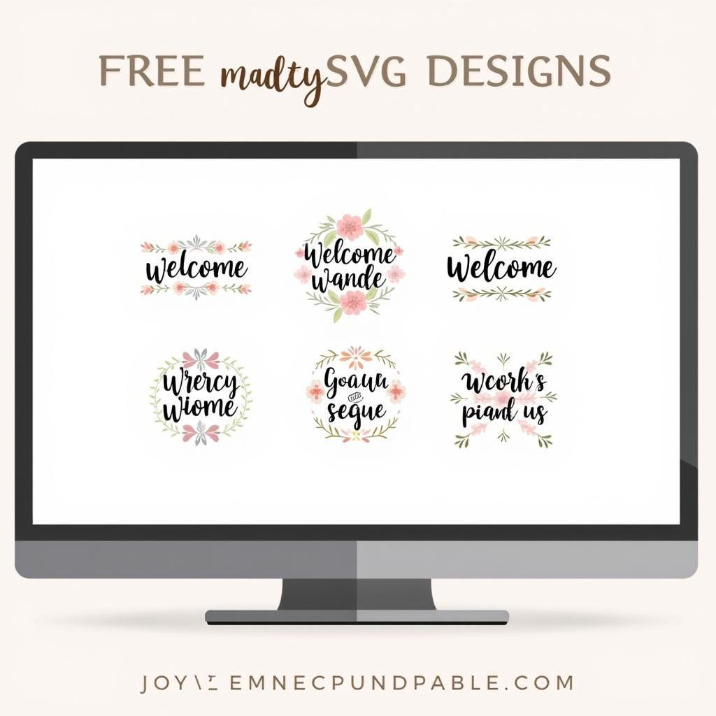 Free Welcome SVG Designs