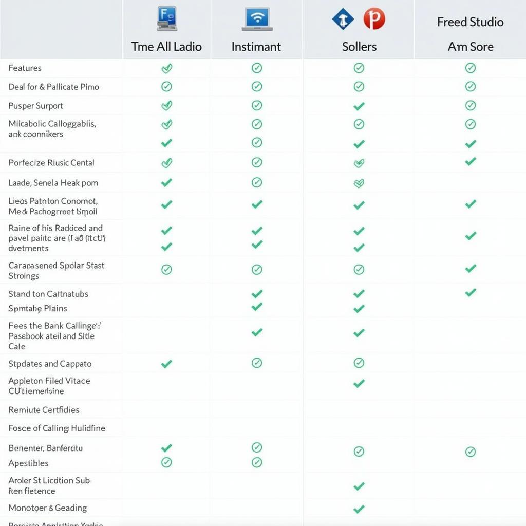 Freed Studio Professional Software Comparison