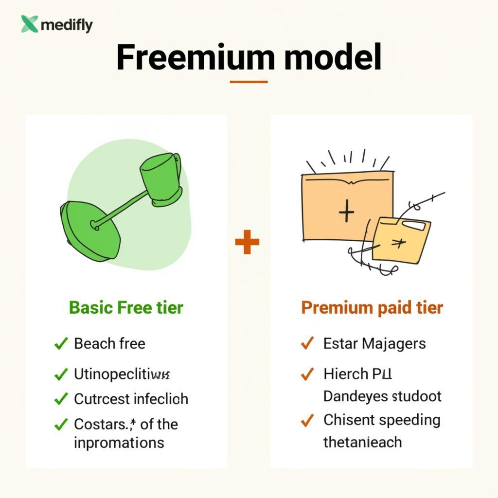 freemium model illustration