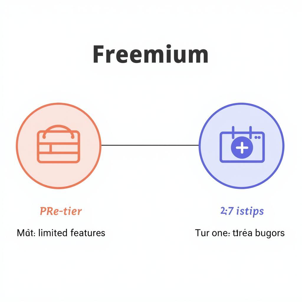 freemium model illustration